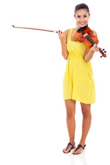 musician with a violin