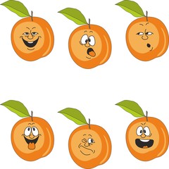 Emotion cartoon peach set 016