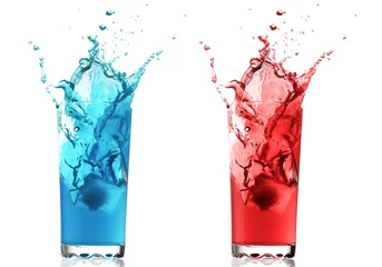 Fotobehang color fruit drinks © coffeemill
