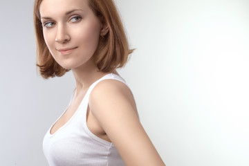 portrait of the beautiful girl