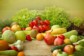 Fruits and vegetables