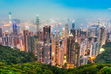 Selbstklebende Fototapete Hong Kong Hongkong.