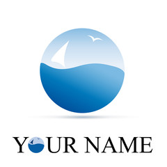 Vector Logo sailing