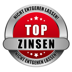 5 Star Button rot TOP ZINSEN NEL NEL