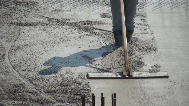 leveling cement floor