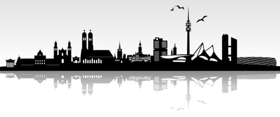 Fototapeta premium Panoramę Monachium