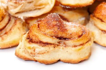 Fresh appetizing sweet rolls