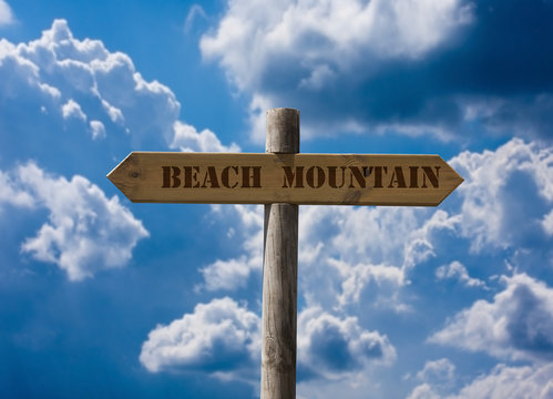 beach mountain