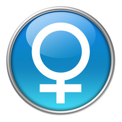 Fototapeta premium Bottone vetro femmina