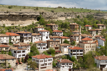 Fototapeta na wymiar Traditional Ottoman Houses in Safranbolu