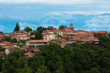 Signaghi town in Georgia