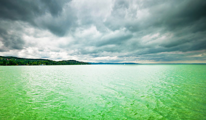 Lake Balaton in summer