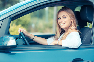Young Woman Driving