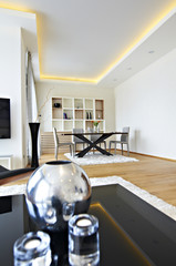 contemporary dining room interior