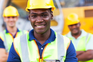 african american construction worker