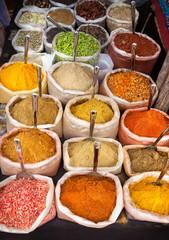 Indian colorful spices