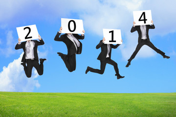 2014 new year business concept