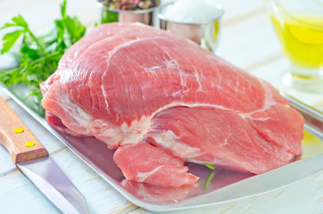 raw meat