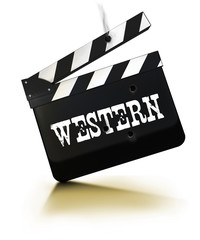 Naklejka premium CLAP-WESTERN