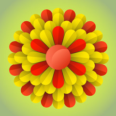 abstract blossom flower illustration