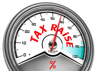 tax raise conceptual meter