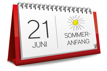 Kalender 2013 Sommeranfang Sommer Anfang Sonnenstrahlen Sonne