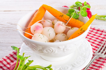 tasty roasted radishes