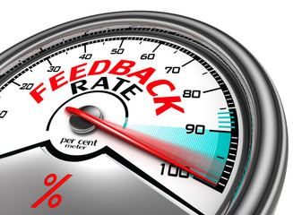 feedback rate meter