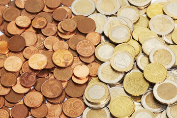 Geld, Bildausschnitt, Cent-Euro