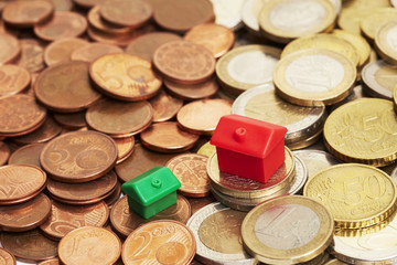 Geld, Bildausschnitt, Haus-Hotel 1