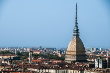 Fototapeta na wymiar vistas Turin museo del cine