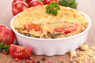 vegetable crumble