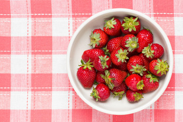 strawberries in a bowl