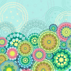 abstract design with arabesques