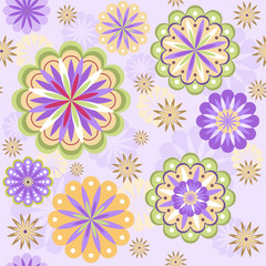 Floral pattern for scrapbook.