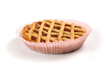 crostata alle pesche