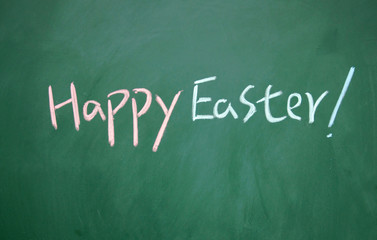 Obraz premium happy easter sign