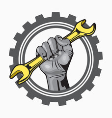 hand logo