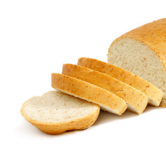 bread isolated on white background