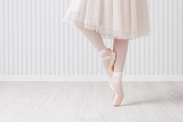 Girl dancing ballet