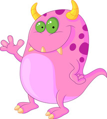 Cute monster cartoon
