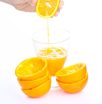 Vaso de zumo de naranja Natural