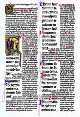 Fototapeta premium Psalm 96 (14 century)