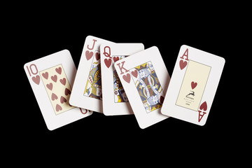 Poker, Royal Flush, Herz