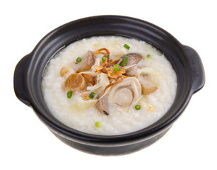 abalone porridge rice gruel