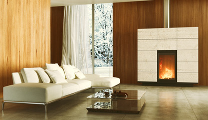 Vintage living room