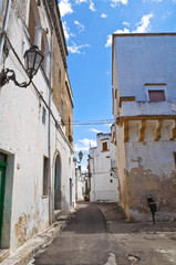 Alleyway.  Felline. Puglia. Italy.