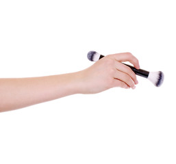 Hand mit Pinsel