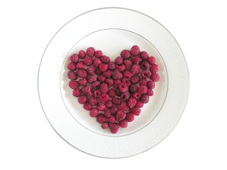 sweet raspberry heart