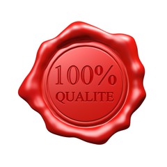 Red Wax Seal - 100% Qualité - Isolated